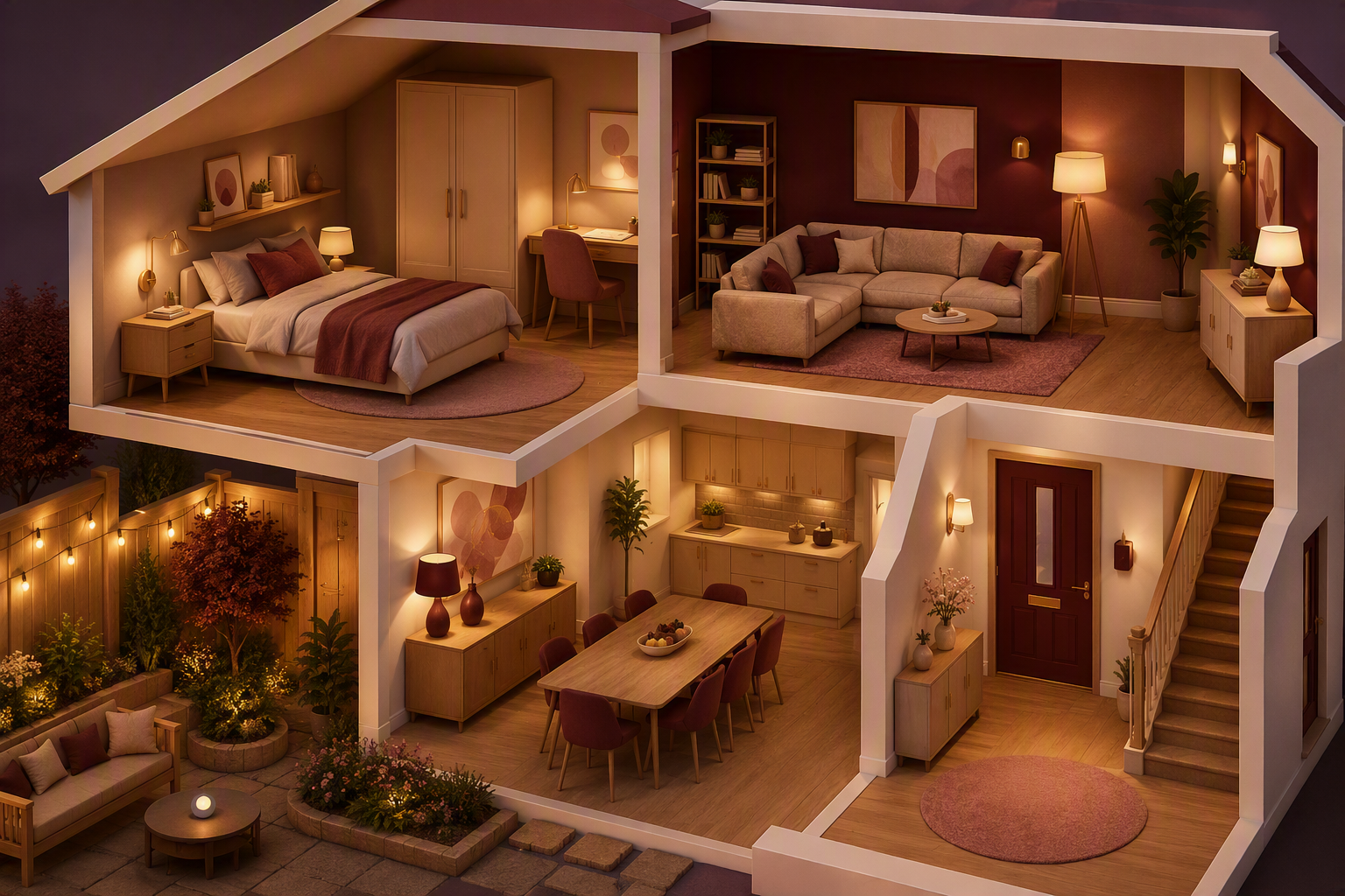 Warm residential home visual for Gentle Steps Care Ltd